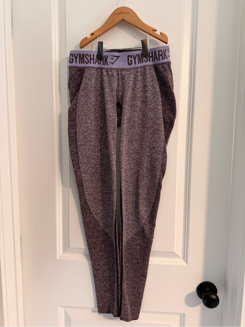 Gymshark Heather Purple High-Waist Leggings